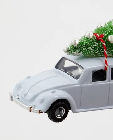 Décoration en voiture MINI Xmas - Bleu clair - House Doctor