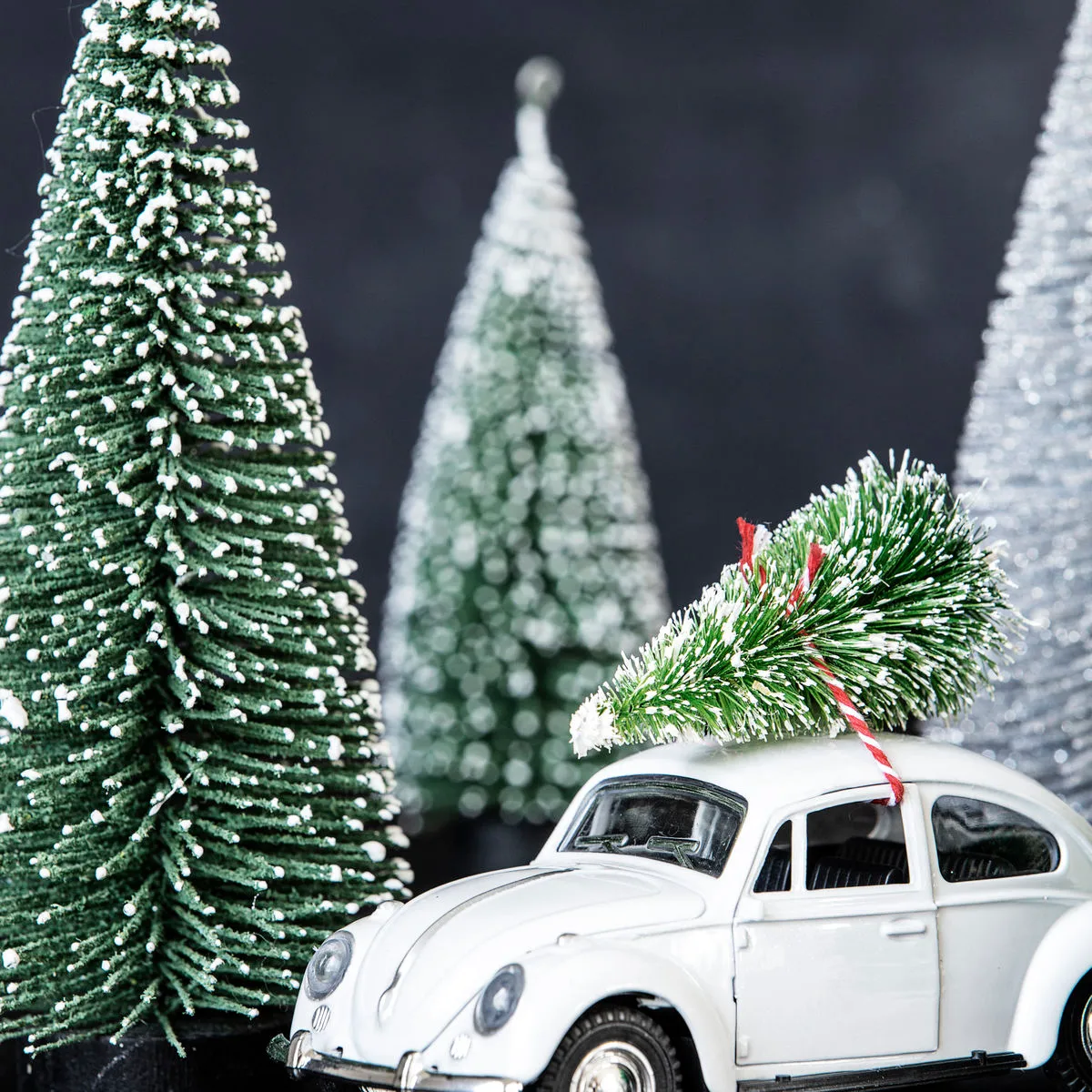 Décoration en voiture Xmas, Blanc House Doctor