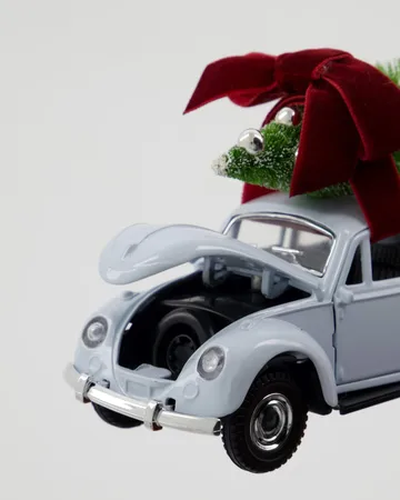 Décoration en voiture Xmas - Bleu clair - House Doctor