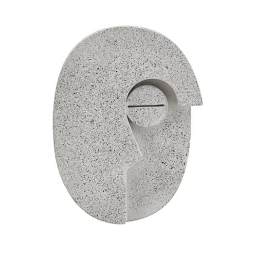 Décoration murale Face 14 cm, Gris House Doctor