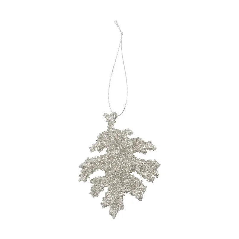 Décorations de Noël Gliz 10,5 cm, lot de 3, Paillettes argentées House Doctor