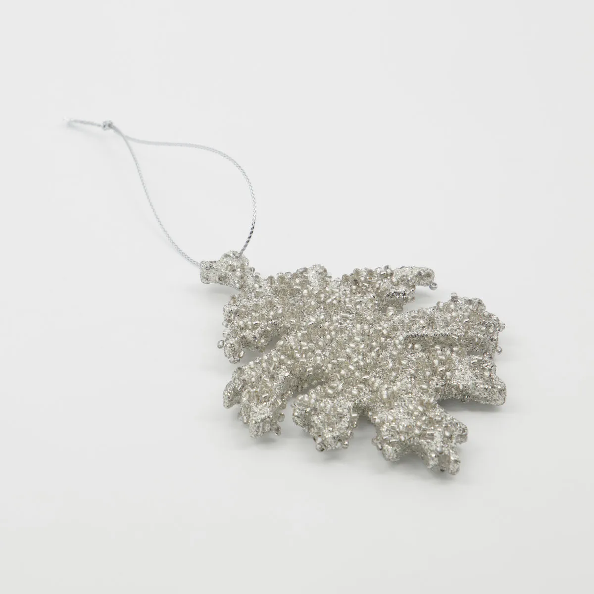 Décorations de Noël Gliz 10,5 cm, lot de 3, Paillettes argentées House Doctor