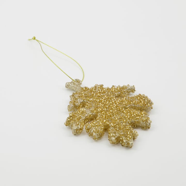 Décorations de Noël Gliz 10,5 cm, lot de 3, Paillettes d'or House Doctor