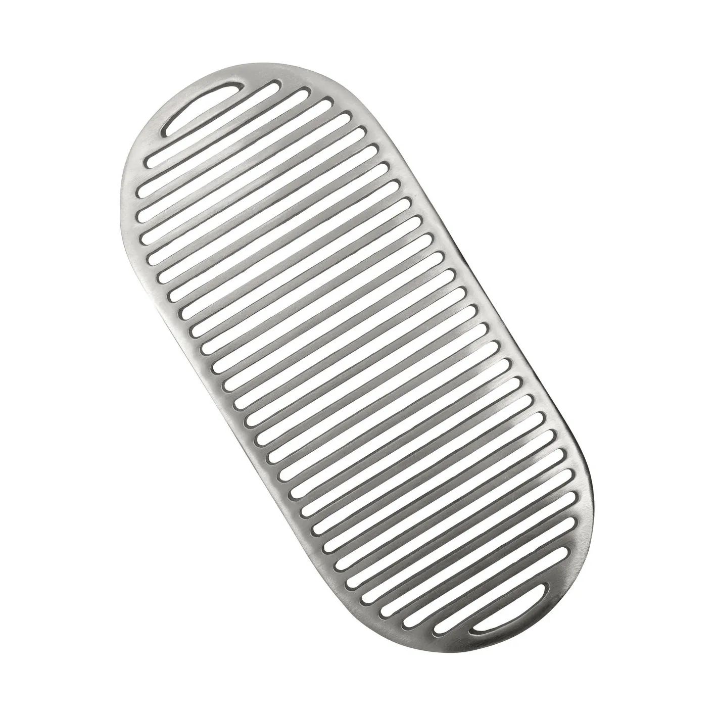 Dessous de plat Esme, Argent brossé, 35,5x16 cm House Doctor