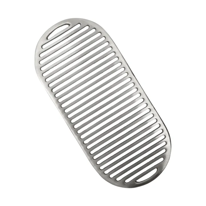Dessous de plat Esme - Argent brossé, 35,5x16 cm - House Doctor