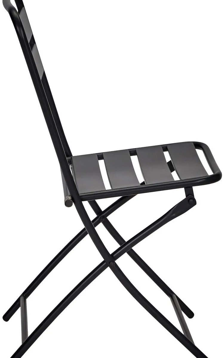 Ensemble café Helo avec 2 chaises, Noir House Doctor