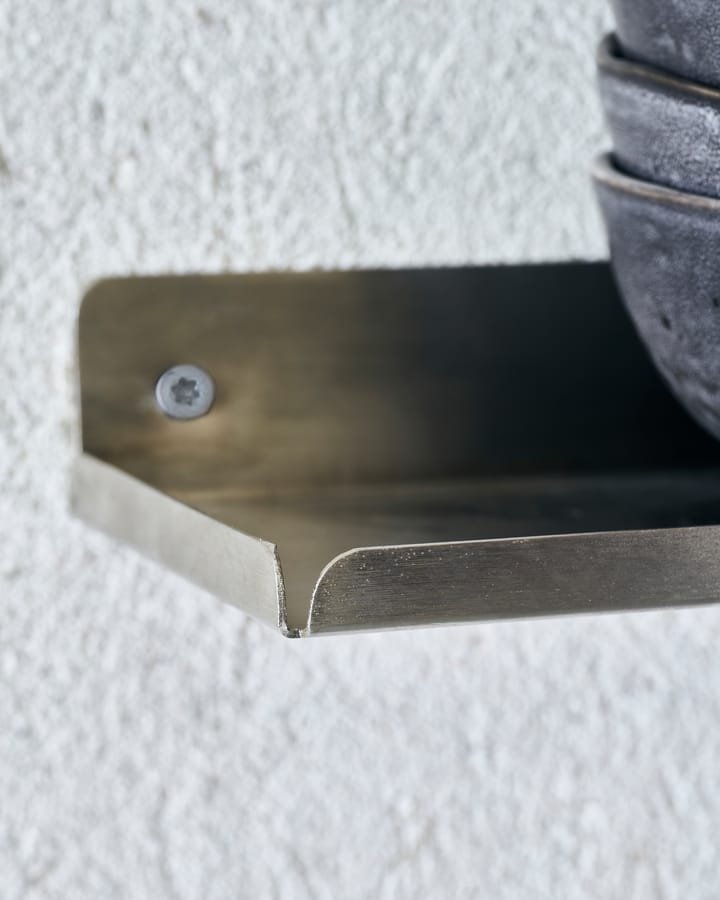 Étagère Ledge 43 cm, Argent brossé House Doctor