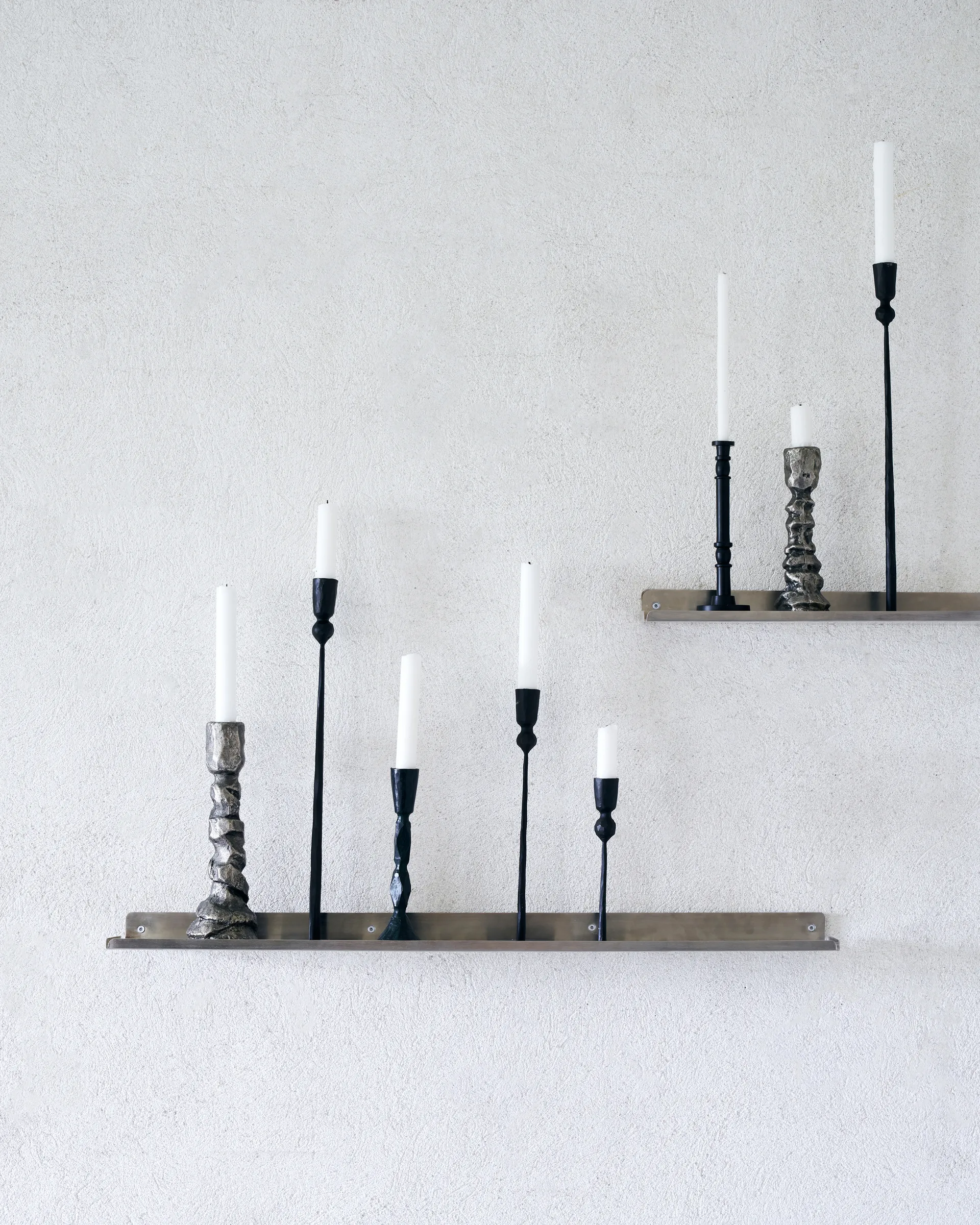 Etagère Ledge 80 cm, Argent brossé House Doctor