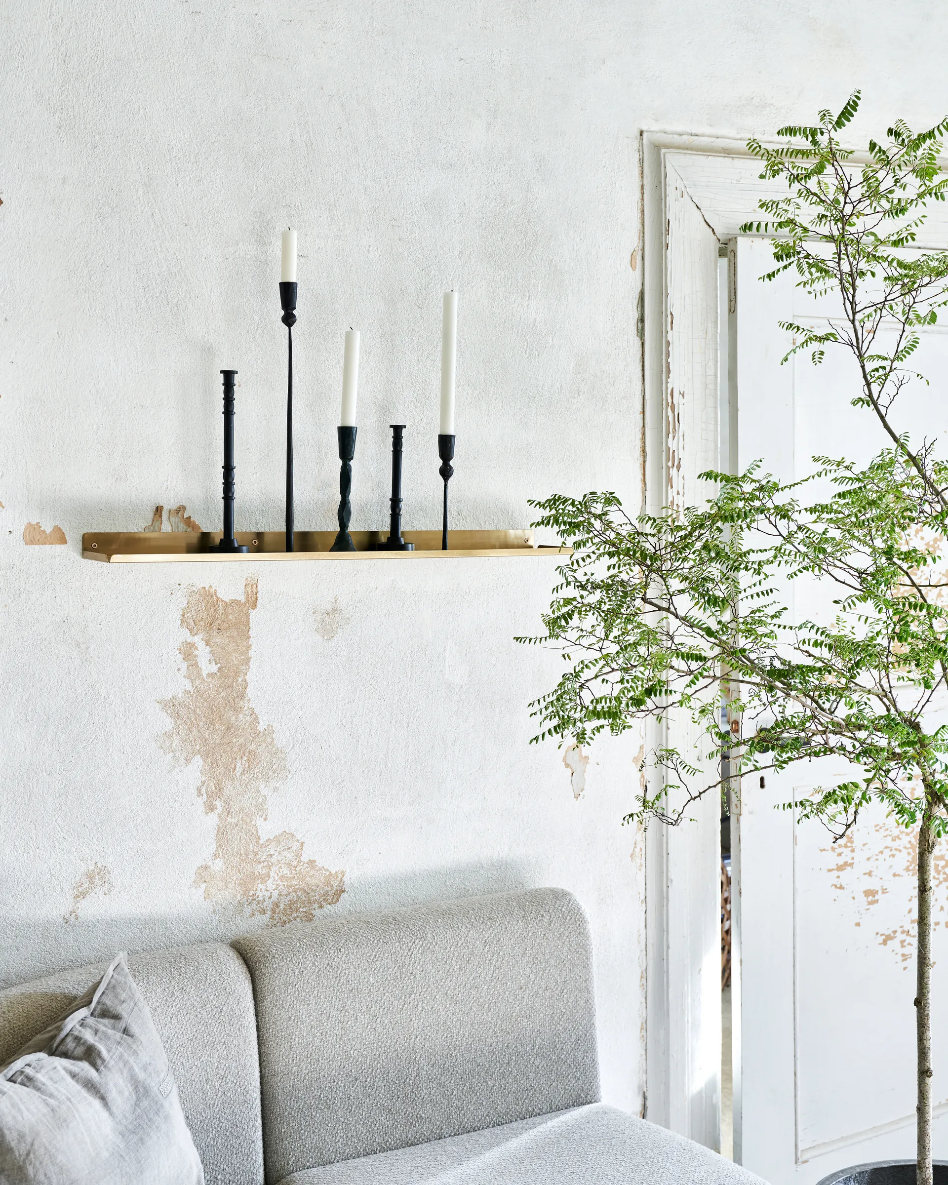 Etagère Ledge 80 cm, Laiton House Doctor