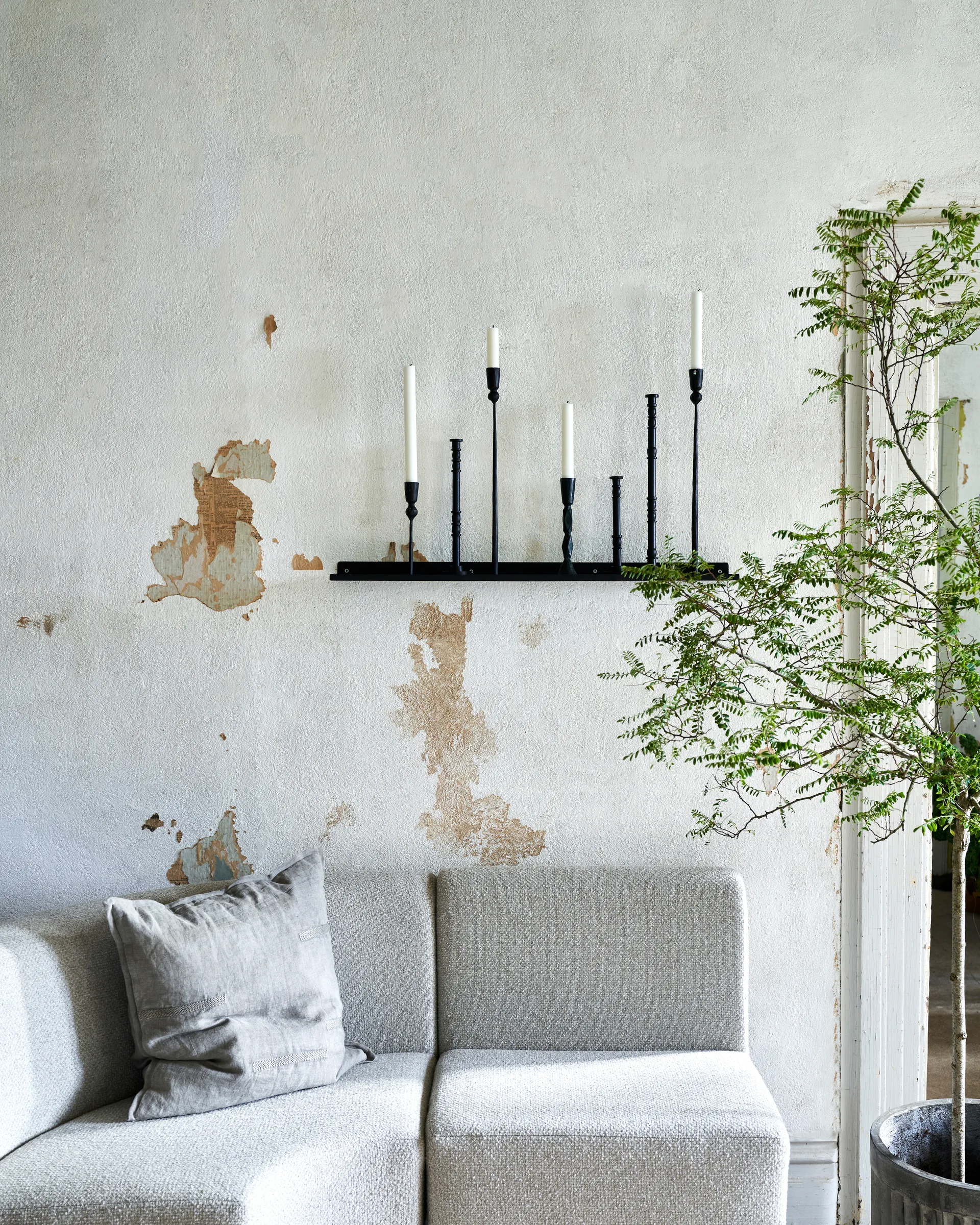 Etagère Ledge 80 cm, Noir House Doctor