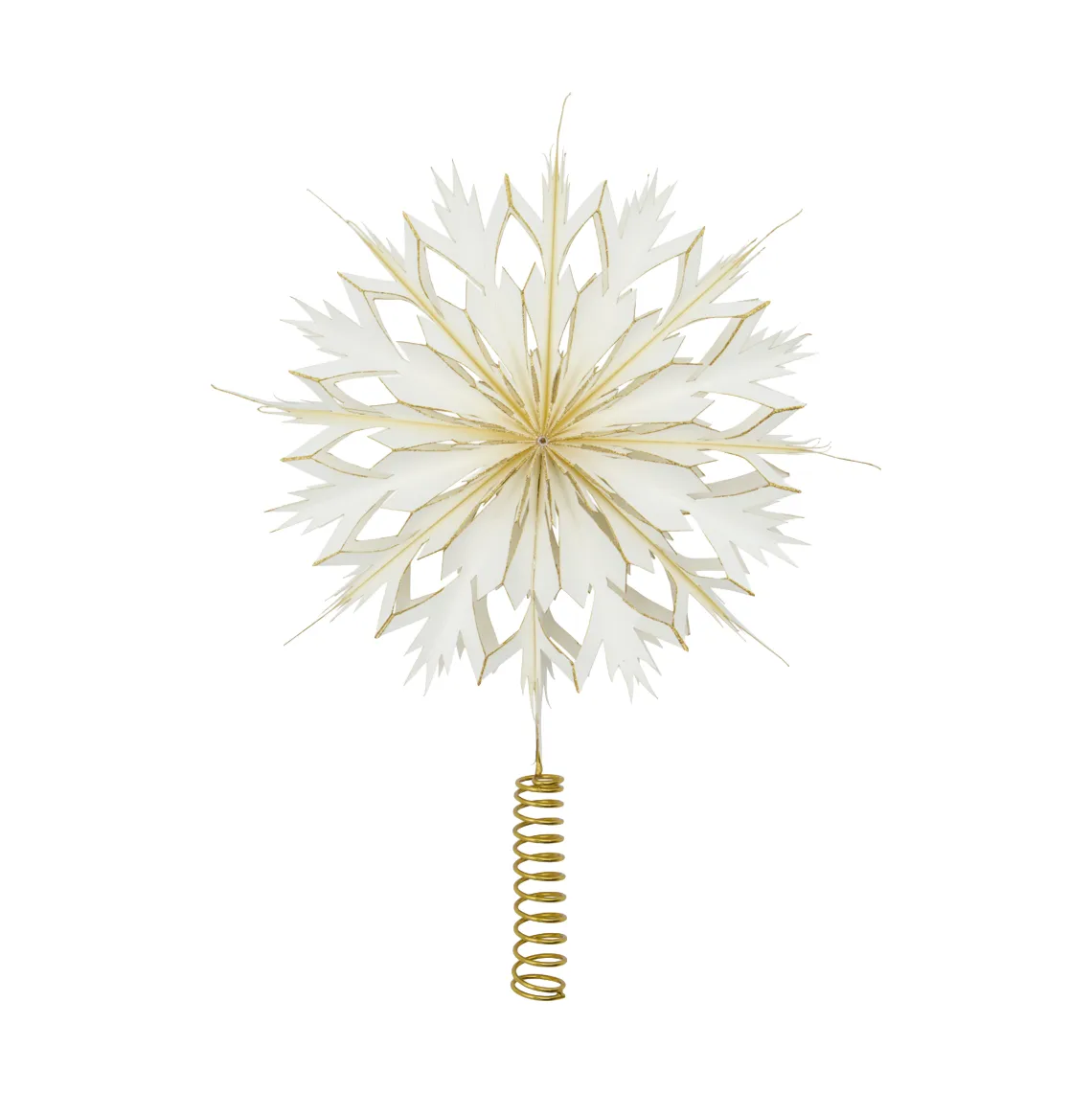 Étoile de sommet Alsta, Blanc-doré House Doctor