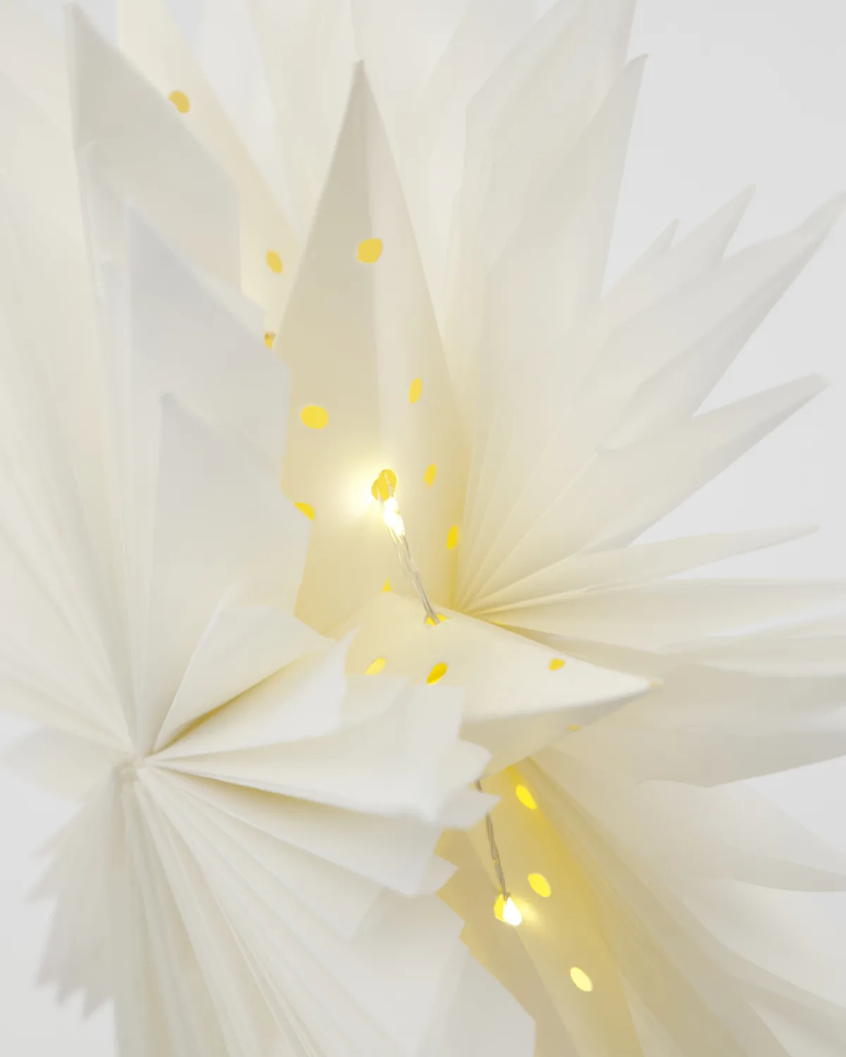 Étoile supérieure Gant Ø28 cm, Blanc House Doctor