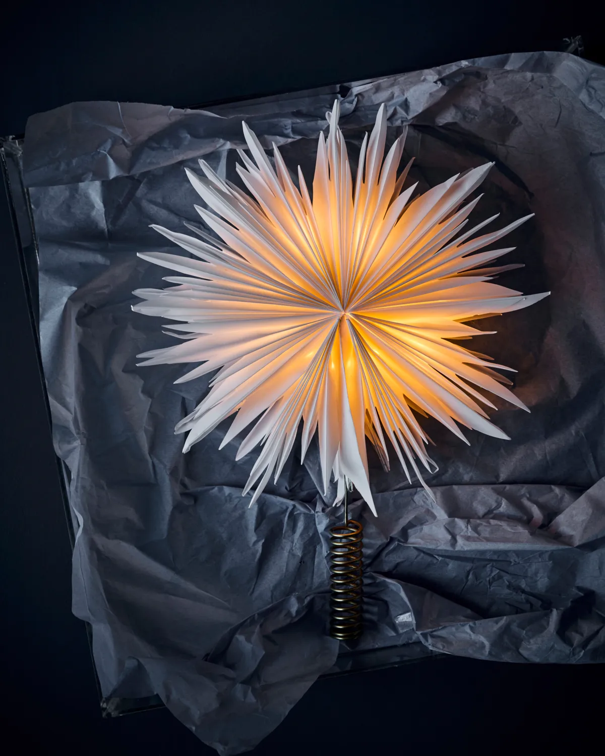 Étoile supérieure Gant Ø28 cm, Blanc House Doctor