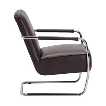 Fauteuil lounge Comma - Mûre, chrome - House Doctor