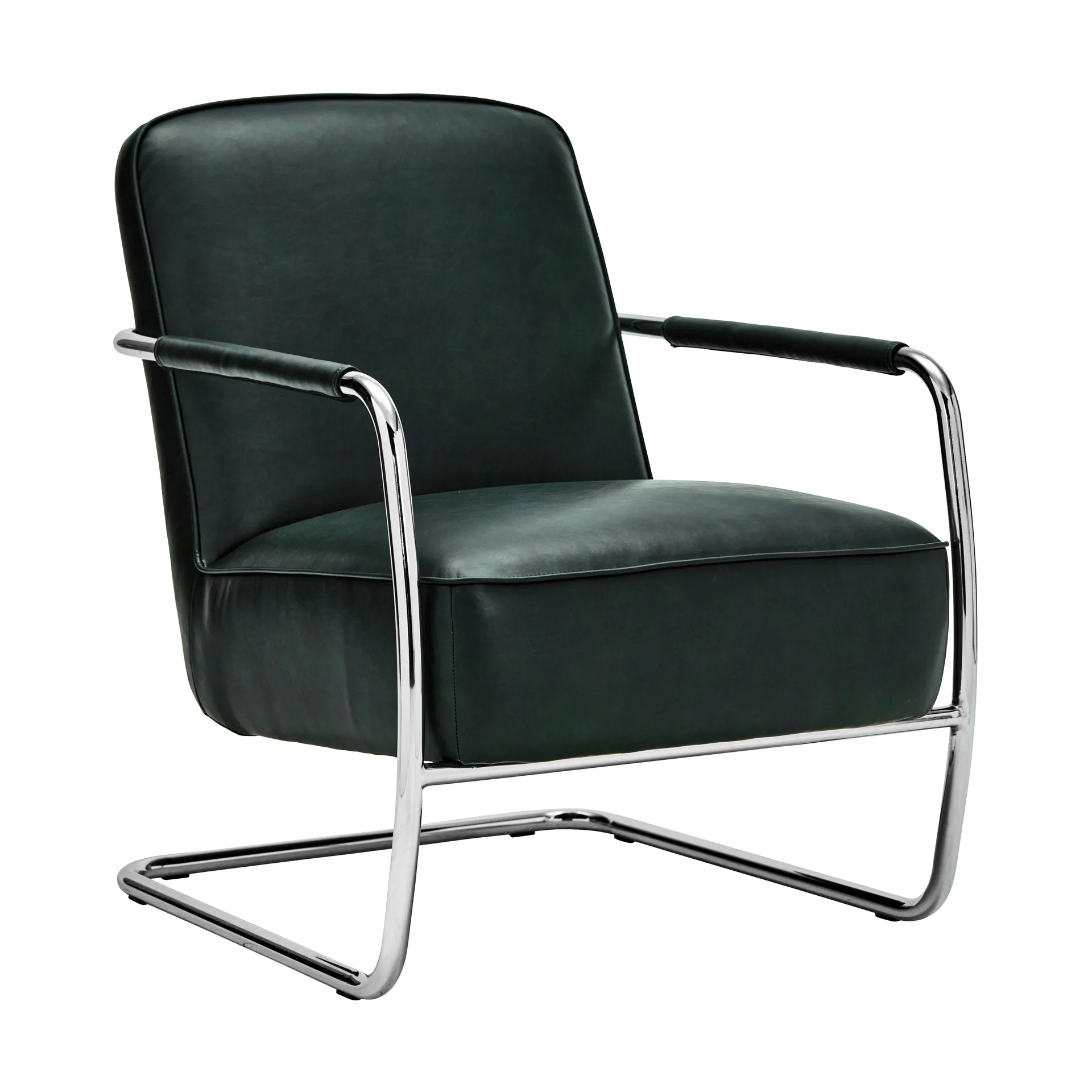 Fauteuil lounge Comma, Vert foncé House Doctor