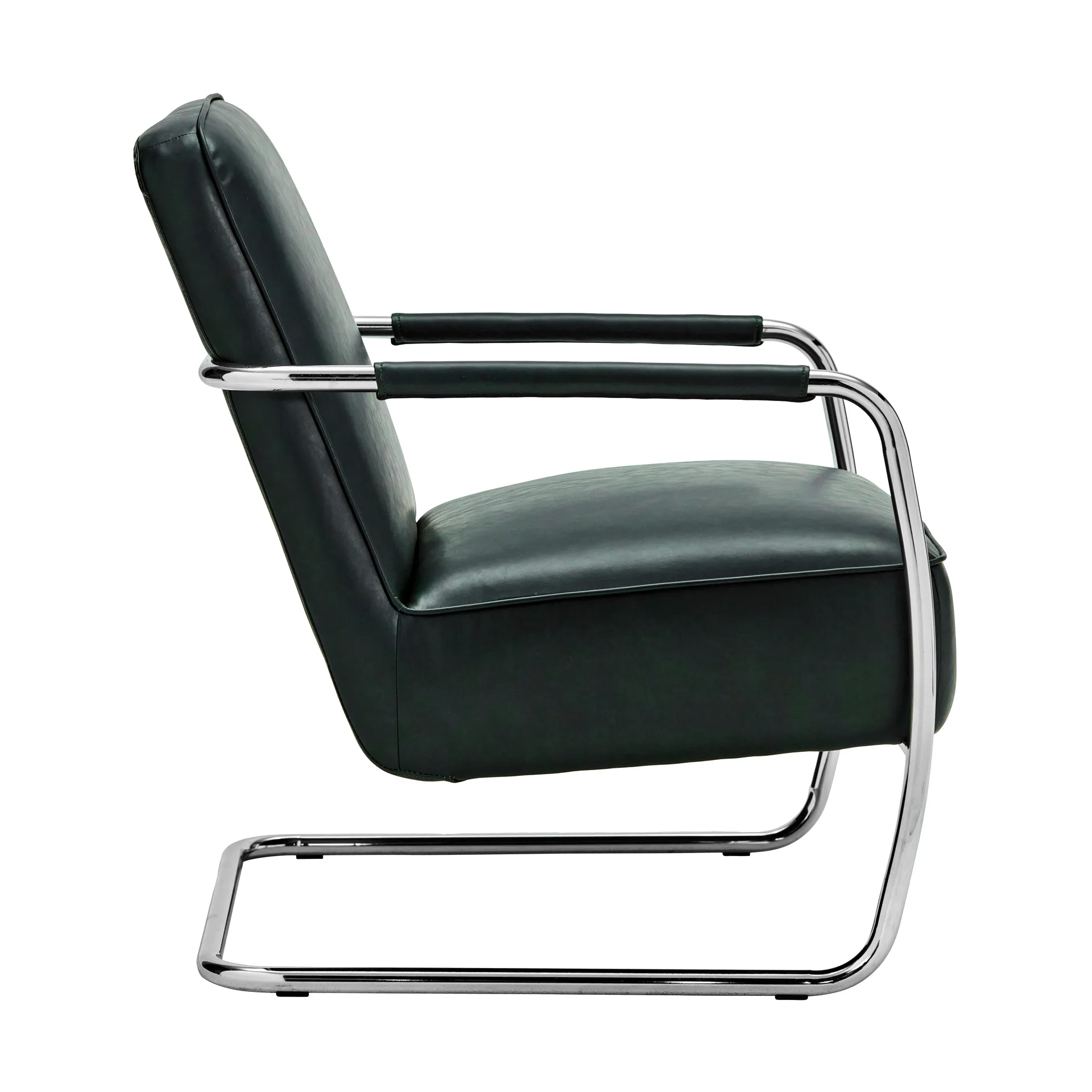 Fauteuil lounge Comma, Vert foncé House Doctor