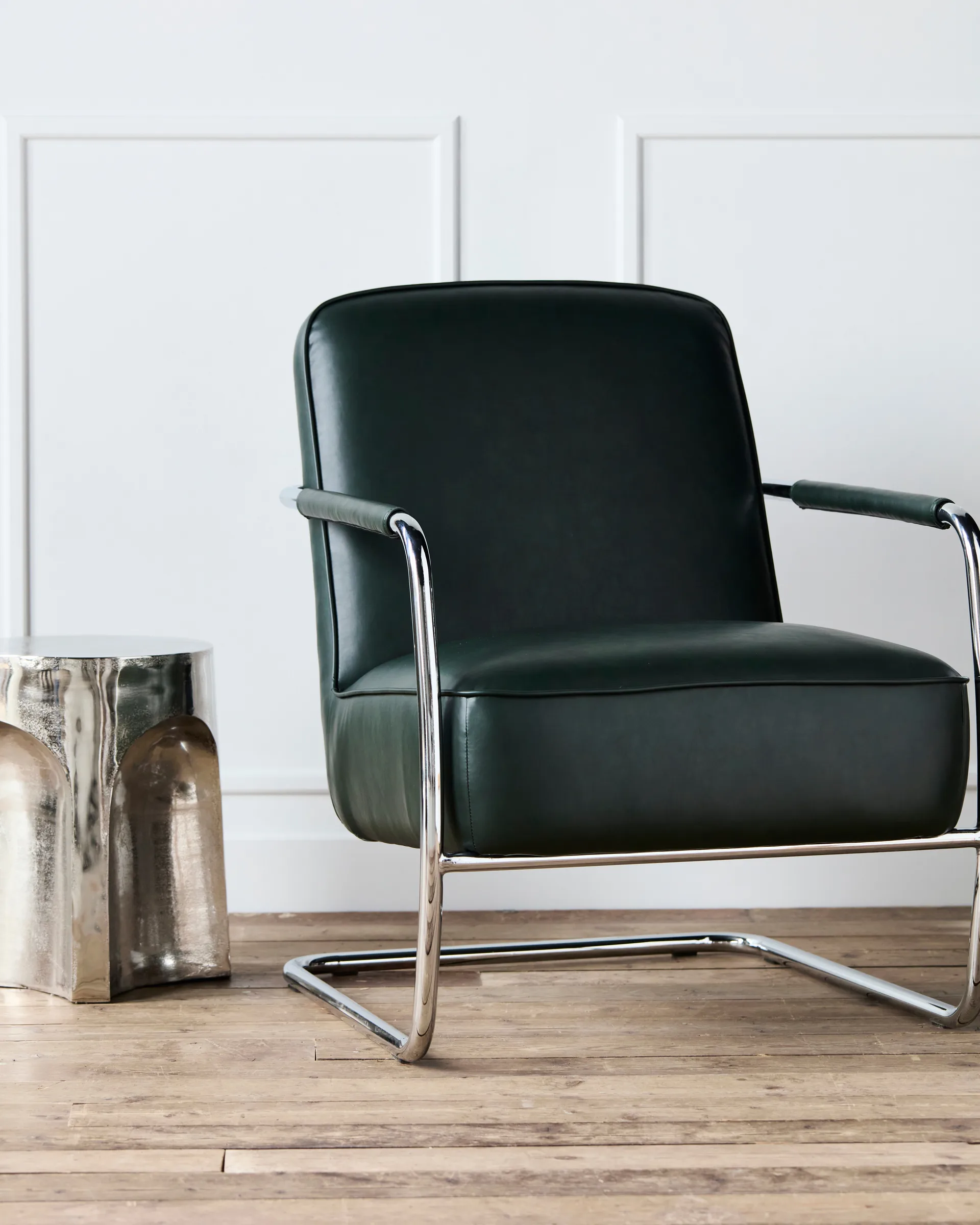 Fauteuil lounge Comma, Vert foncé House Doctor