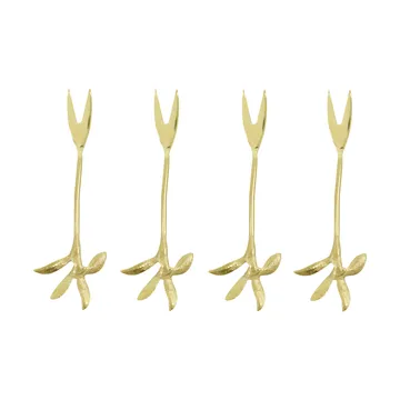 Fourchette de service Serve 4 pièces - Or antique - House Doctor