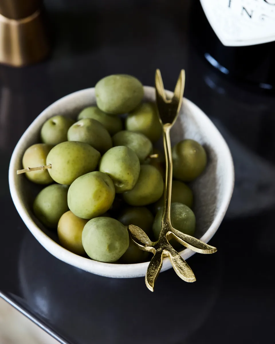 Fourchette de service Serve 4 pièces, Or antique House Doctor