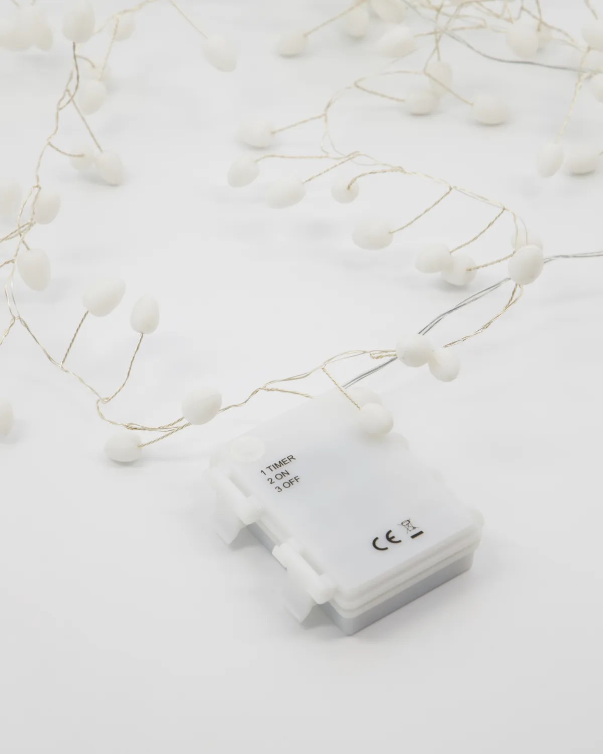 Guirlande lumineuse Cher 250 cm, Blanc-argent House Doctor