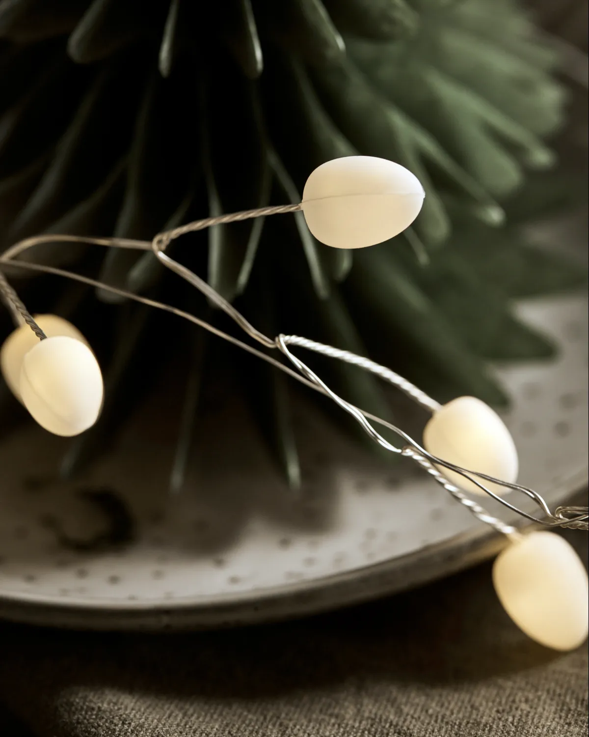 Guirlande lumineuse Cher 250 cm, Blanc-argent House Doctor