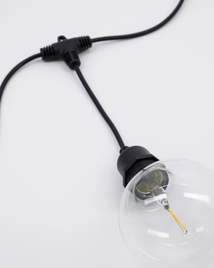 Guirlande lumineuse Filan 6,4 m, Noir House Doctor