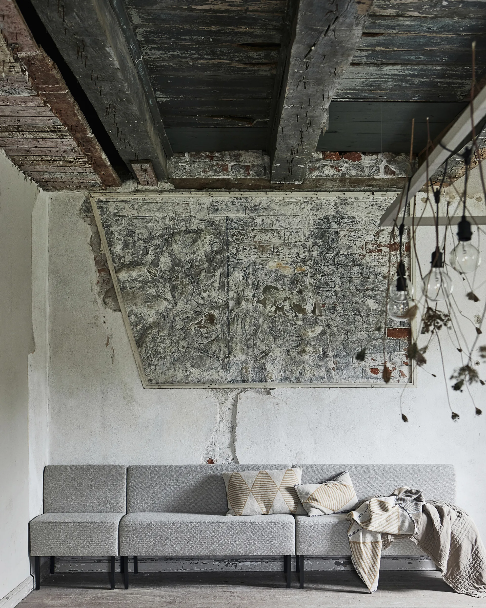 Guirlande lumineuse Filan 6,4 m, Noir House Doctor