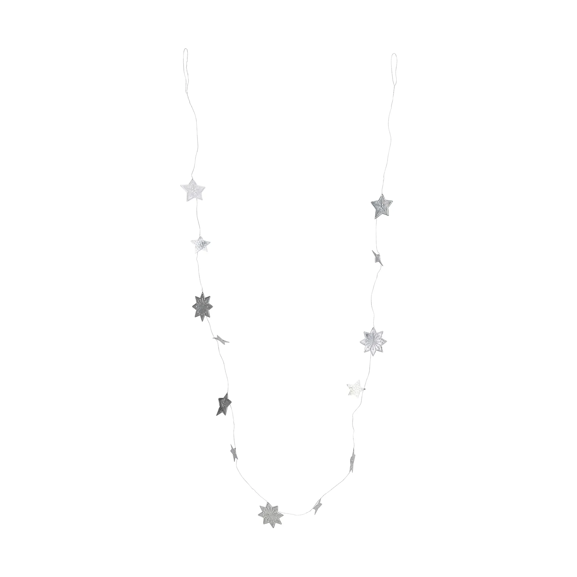 Guirlande Stars, Finition argent, 200 cm House Doctor