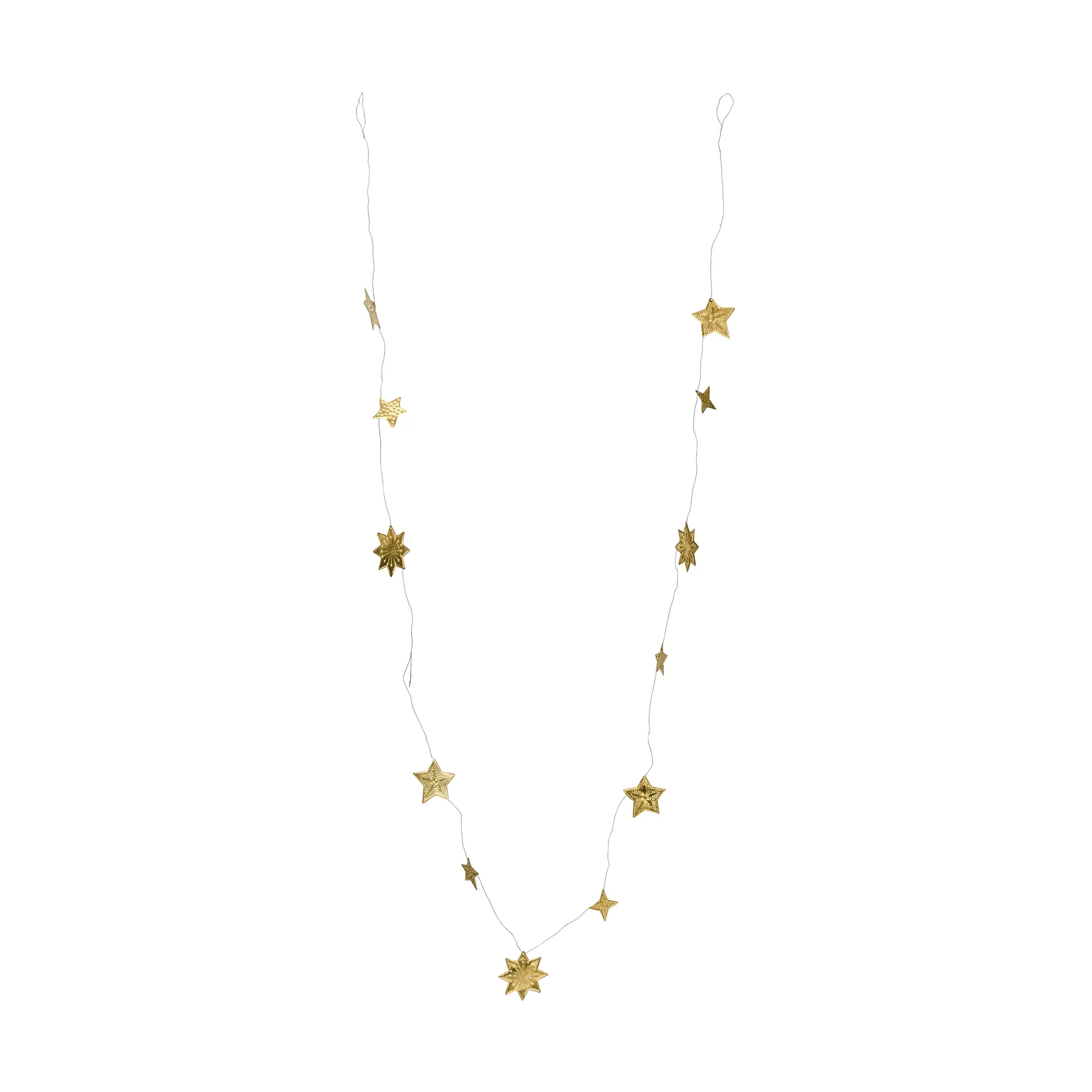 Guirlande Stars, Laiton antique, 200 cm House Doctor