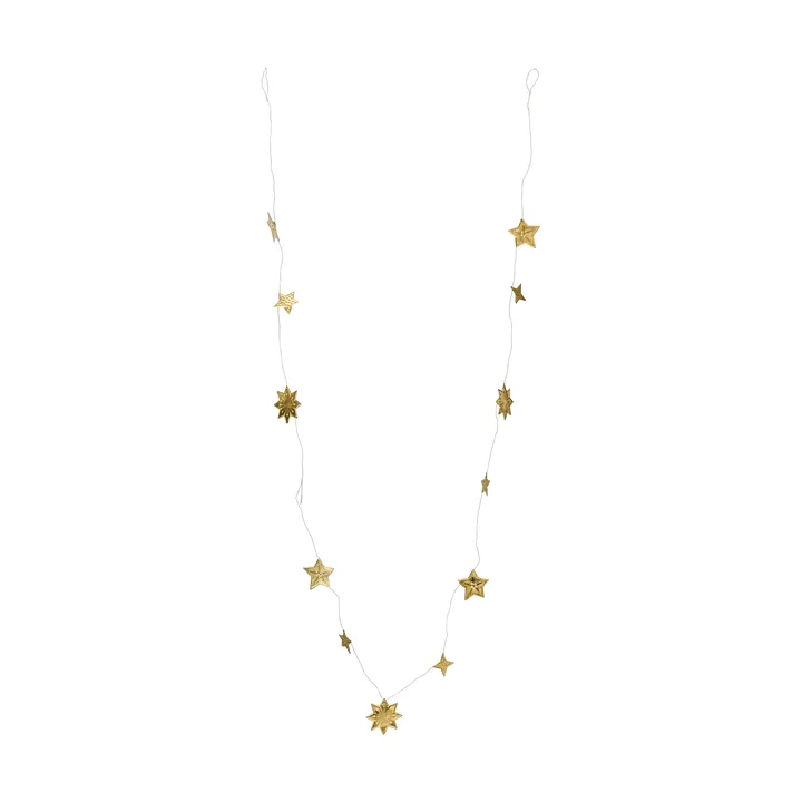 Guirlande Stars - Laiton antique, 200 cm - House Doctor