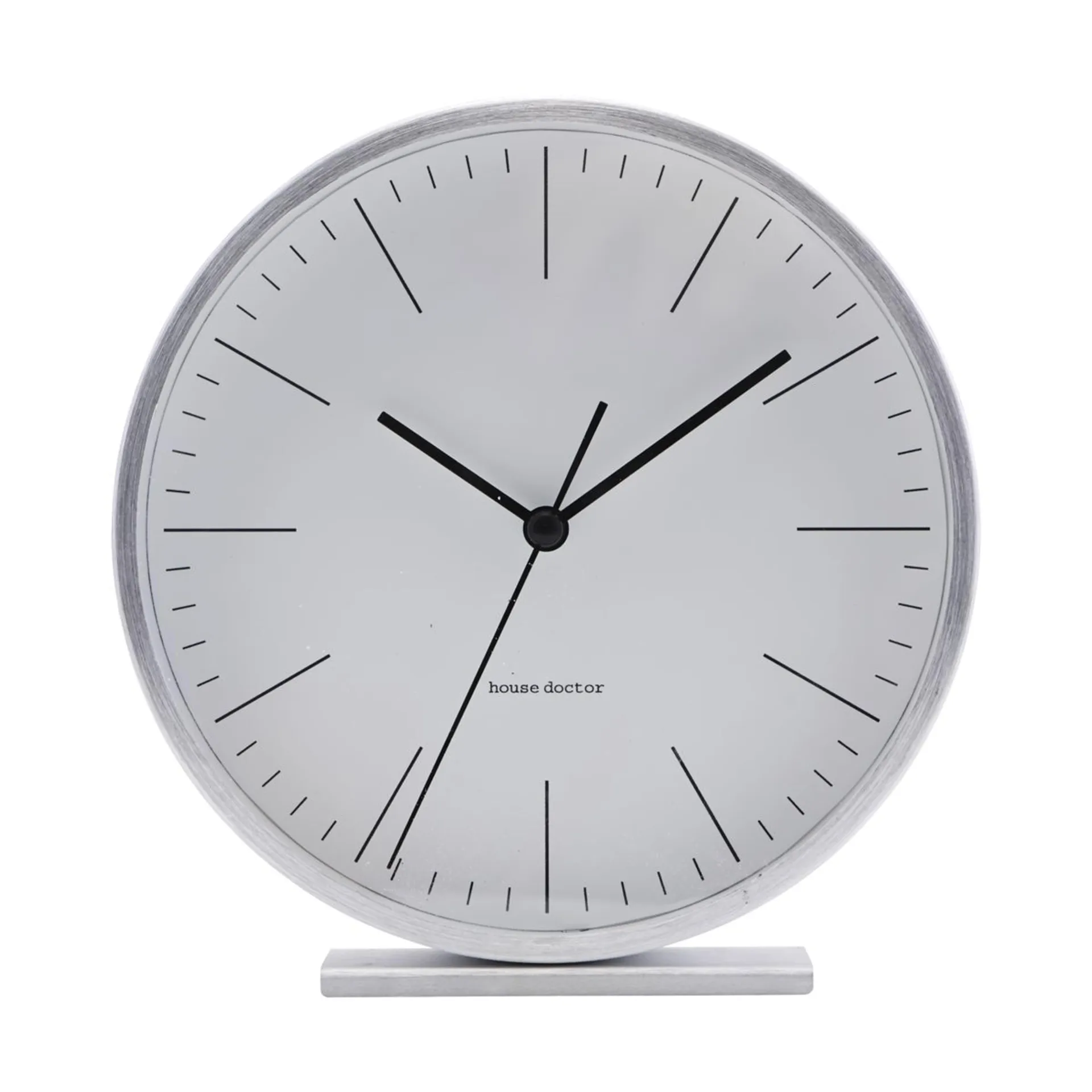 Horloge de table 15 cm Hannah, argent House Doctor