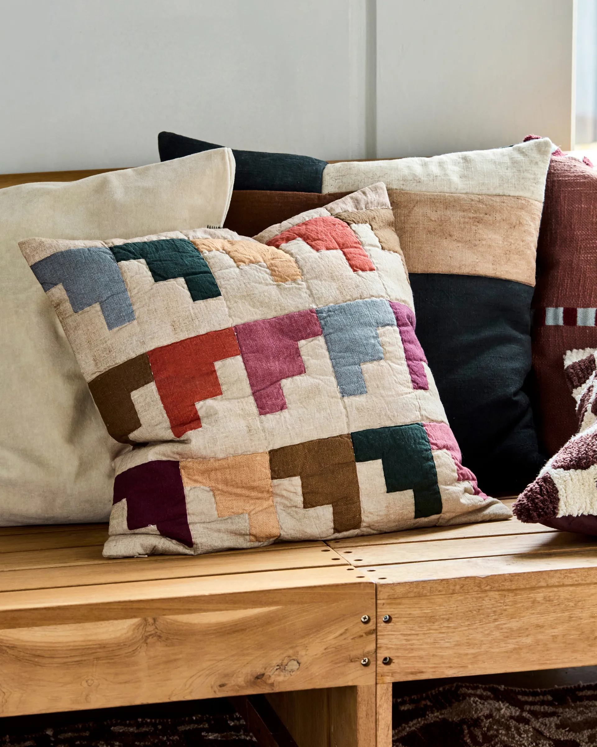 Housse de coussin Block 50x50 cm, Multi House Doctor