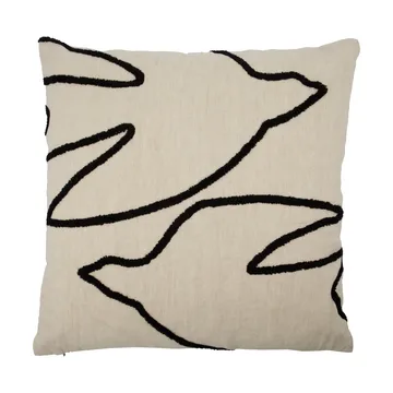 Housse de coussin Fly 50x50 cm - Noir-off white - House Doctor