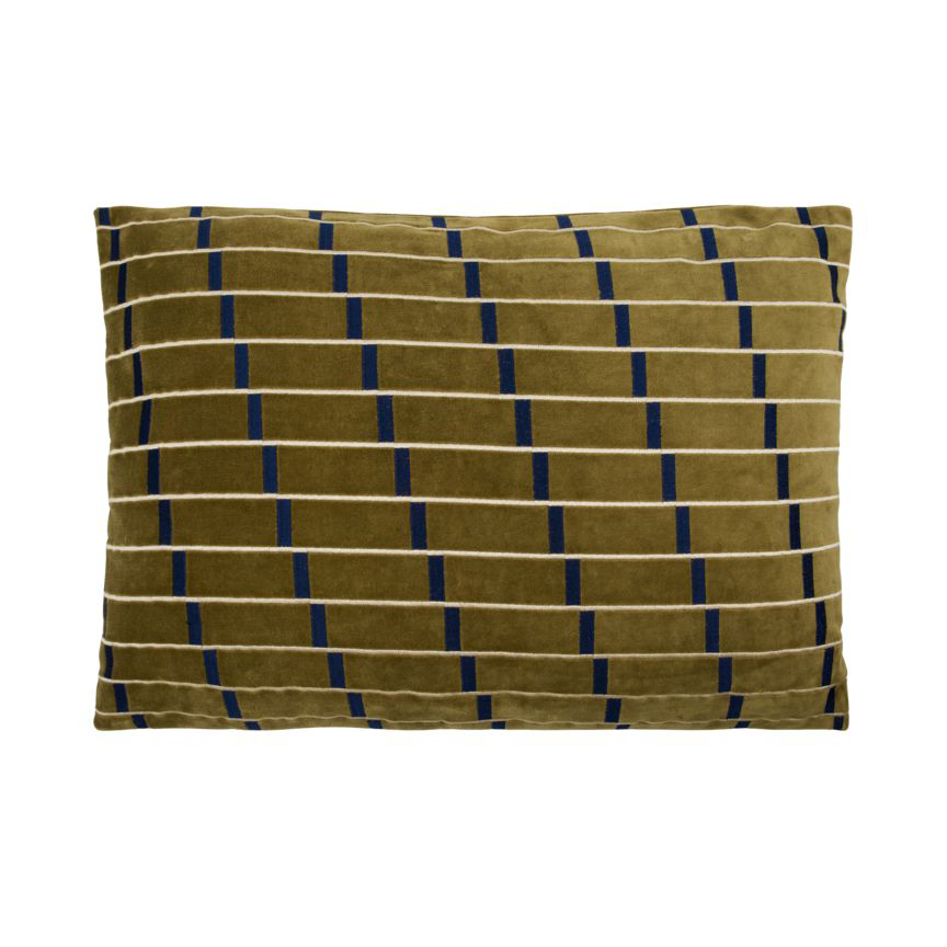 House Doctor Housse de coussin Gona 40x60 cm Ambre | Design Scandinave | Housses de coussin | Beige