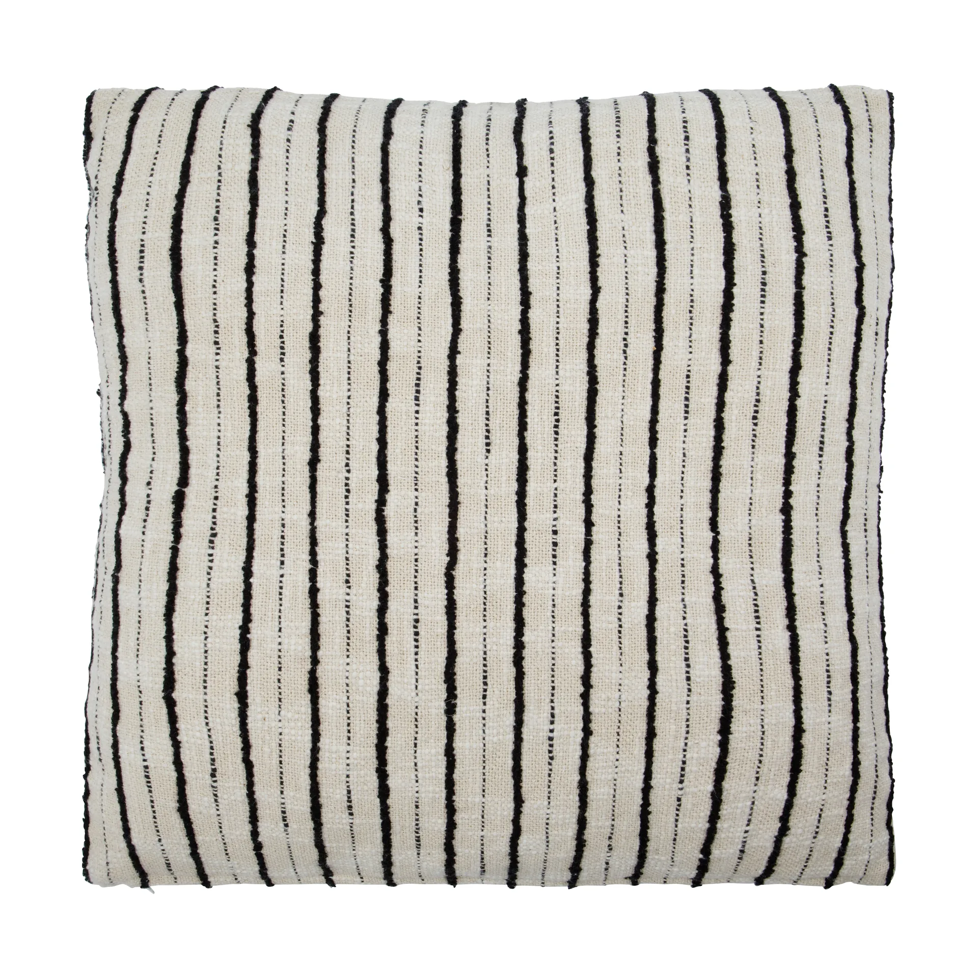 Housse de coussin Lines 50x50 cm, Noir-off-white House Doctor
