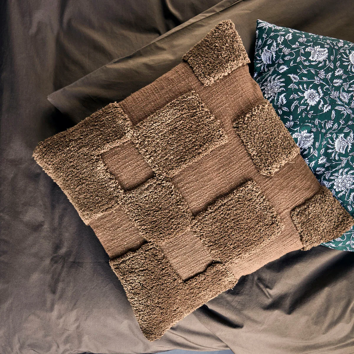 Housse de coussin Potus 50x50 cm, Marron House Doctor