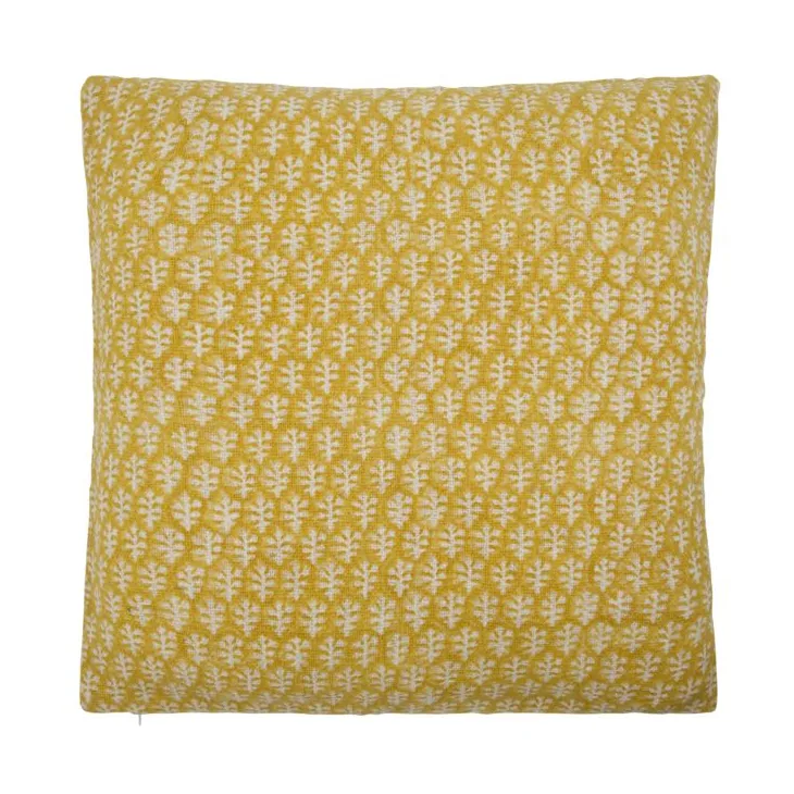 Housse de coussin Relief 50x50 cm, Jaune House Doctor