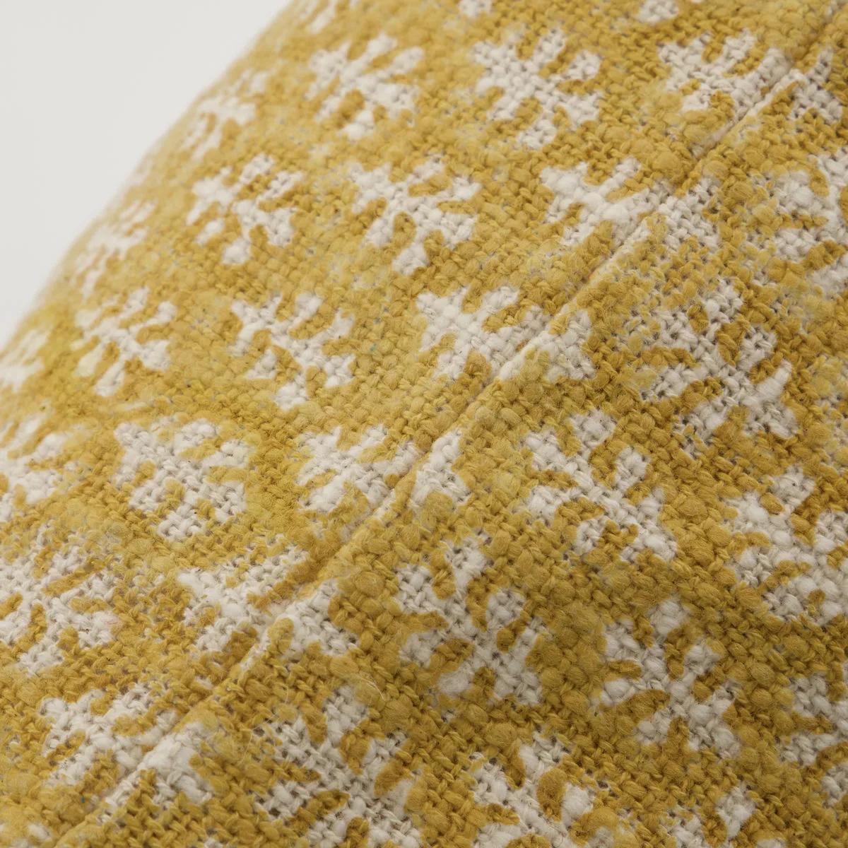 Housse de coussin Relief 50x50 cm, Jaune House Doctor