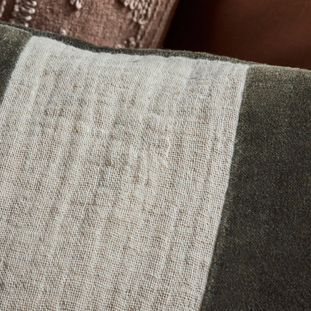 Housse de coussin Sono 40x60 cm, Vert House Doctor