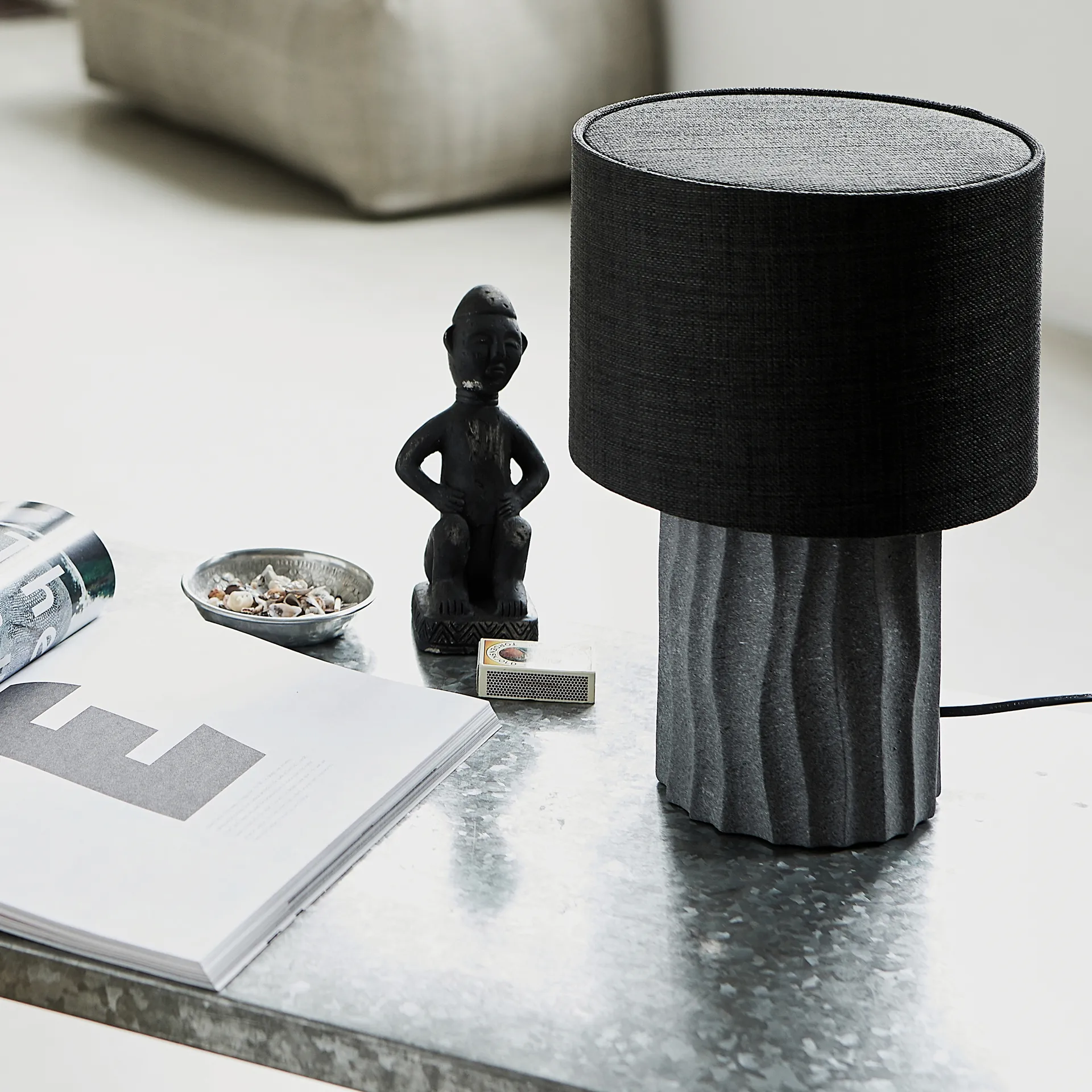 Lampe de table Bora 32 cm, Gris House Doctor