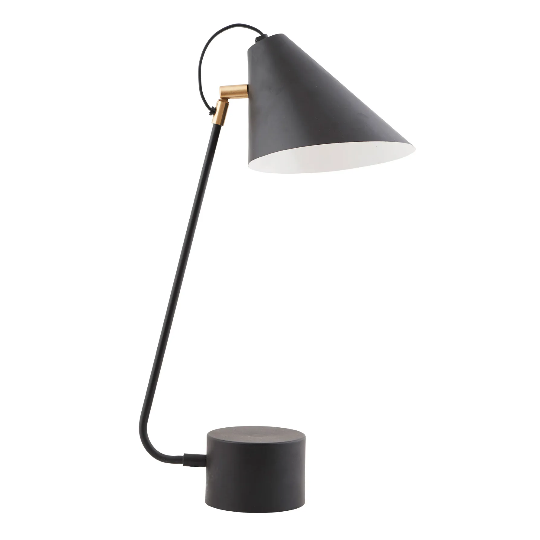 Lampe de table Club, noir-laiton House Doctor