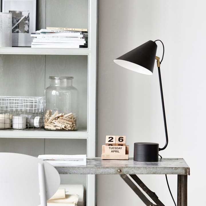 Lampe de table Club - noir-laiton - House Doctor