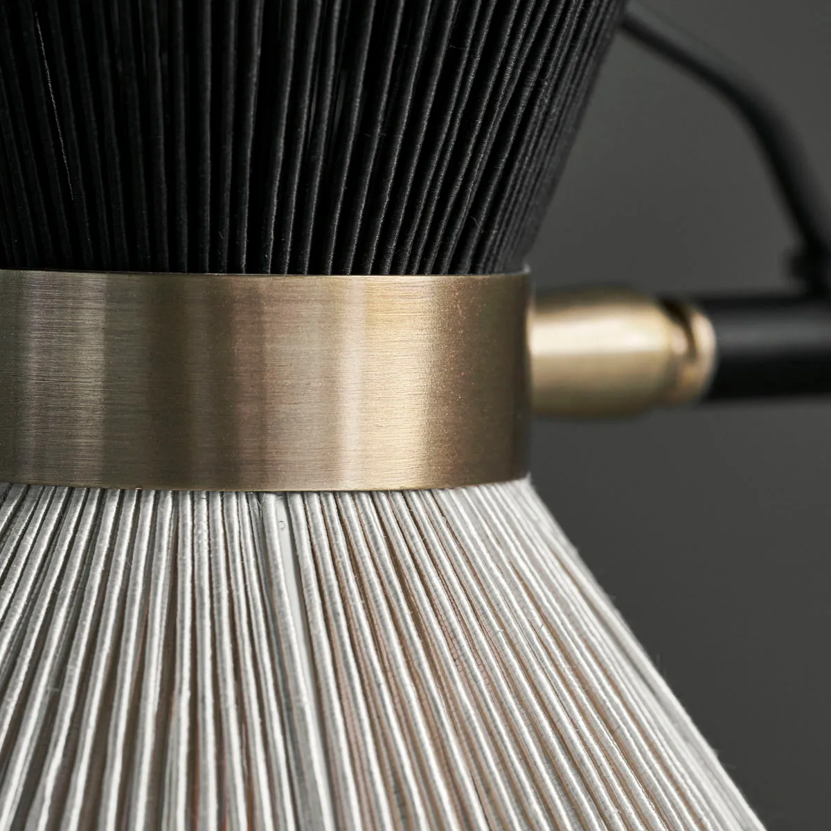 Lampe de table Cord, Noir House Doctor