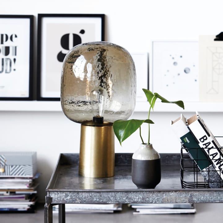 Lampe de table Note - gris-laiton - House Doctor