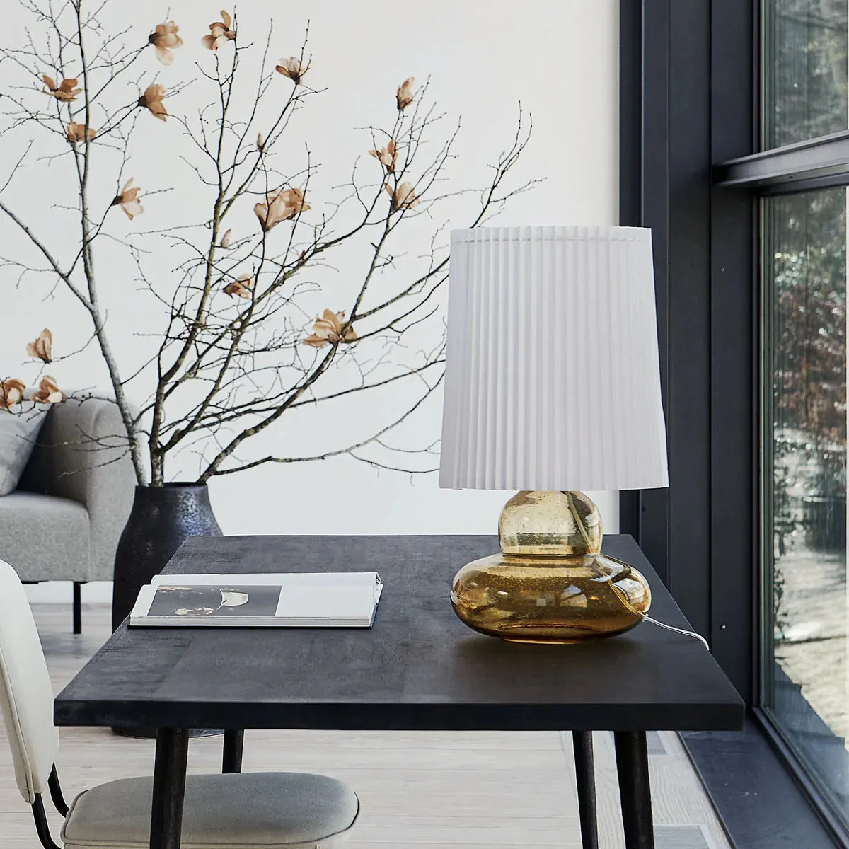 Lampe de table Ribe 55 cm, Ambre House Doctor