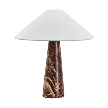Lampe de table Soffi - Brun-Off-White, Ø42x44,5 cm - House Doctor