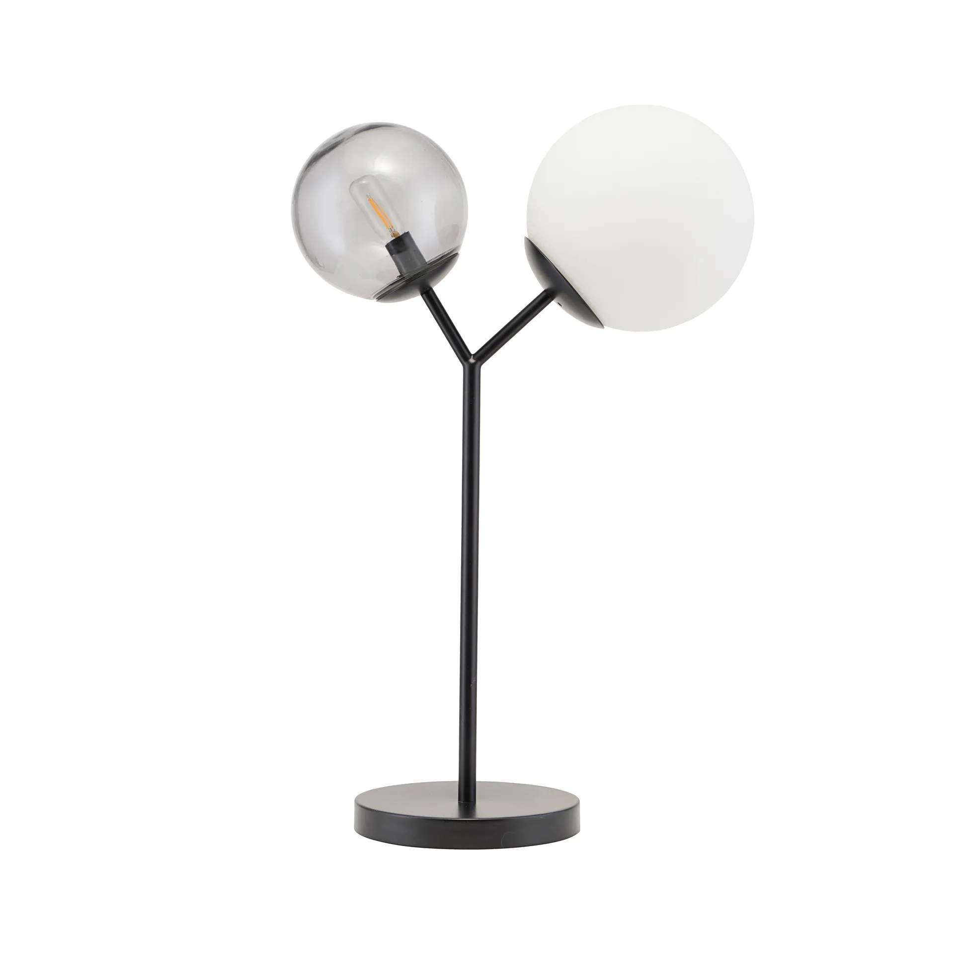 Lampe de table Twice, Noir House Doctor