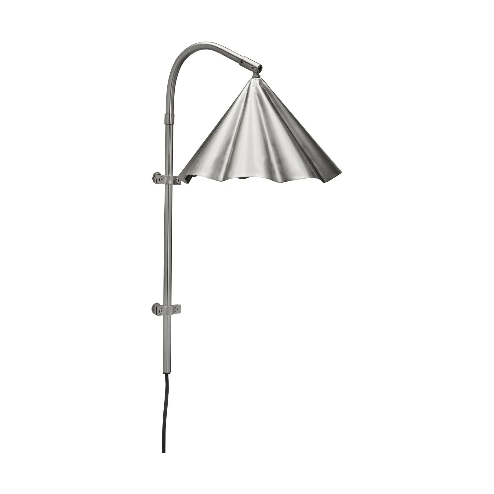 Lampe murale Flola 51 cm, Argent brossé House Doctor