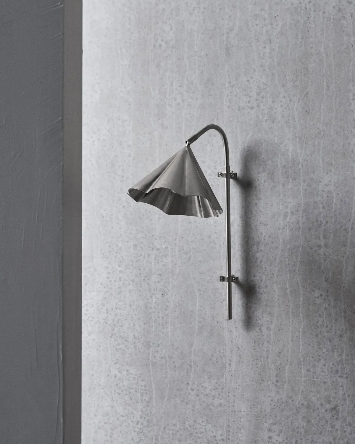 Lampe murale Flola 51 cm, Argent brossé House Doctor