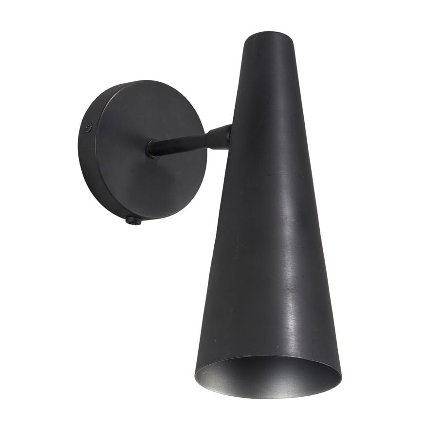 House Doctor Lampe murale Precise noir mat 21 cm